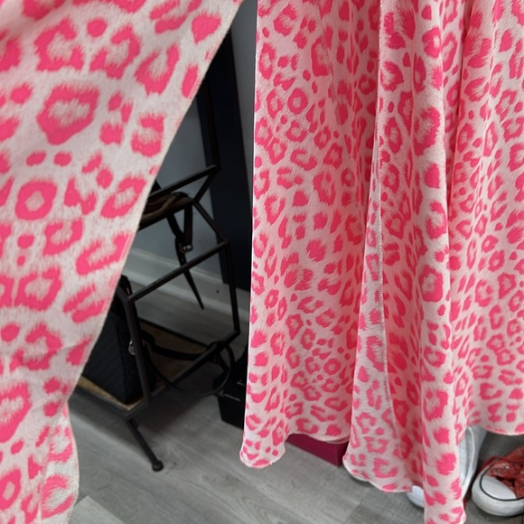 Betsey Johnson Pink and White Animal Print Dress - Picture 6 of 8